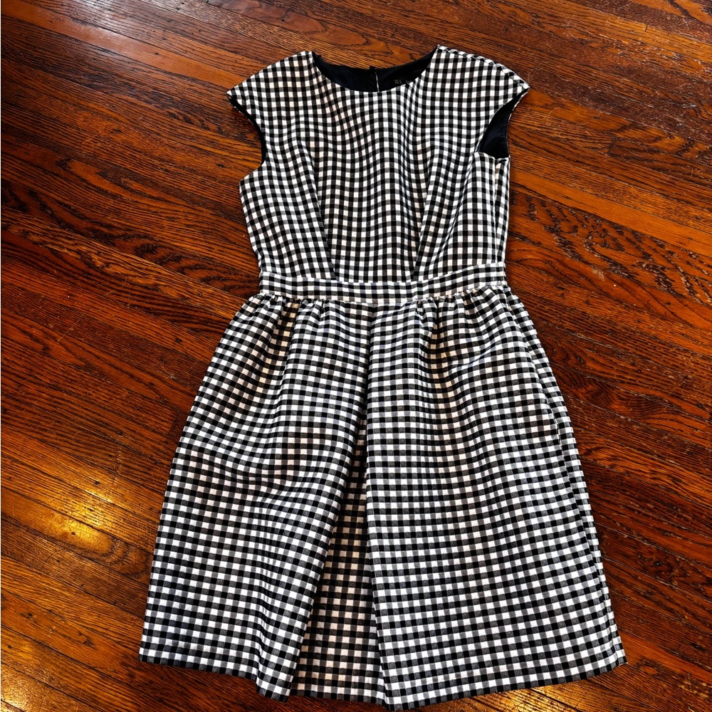 Zara Classic Black and White Gingham women's Dress